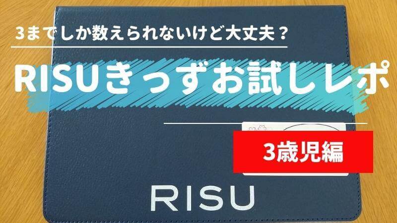 RISUきっず3歳お試し体験談